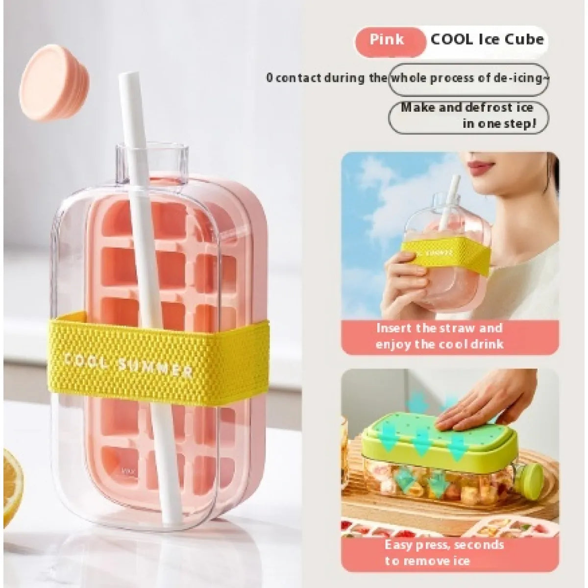 Portable One-Click Molding Cooling Cup