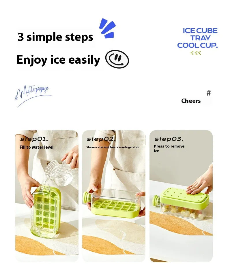 Portable One-Click Molding Cooling Cup